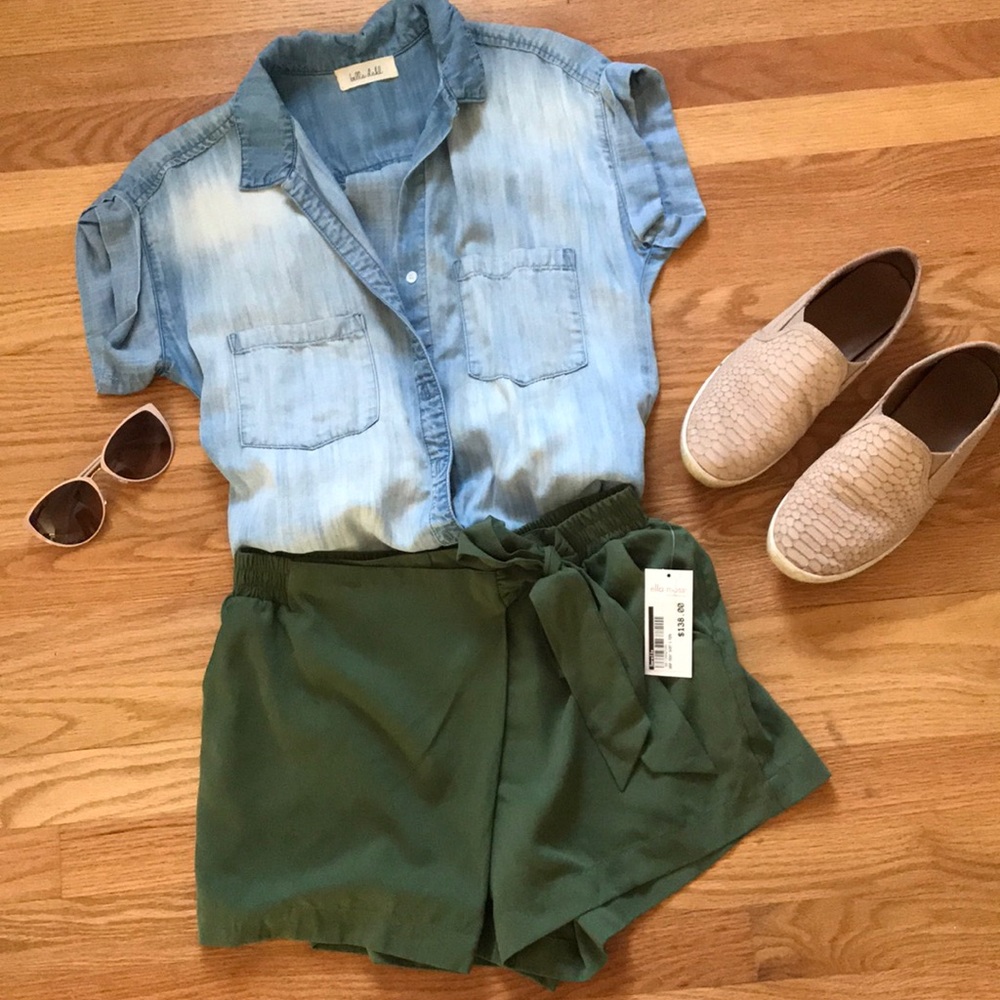 Ella Moss Wrap Front Short